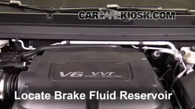 2016 GMC Canyon SLT 3.6L V6 Crew Cab Pickup Líquido de frenos Agregar fluido
